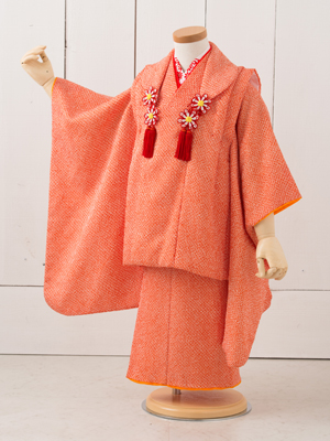 七五三衣装 三歳女児 被布タイプ/ No244