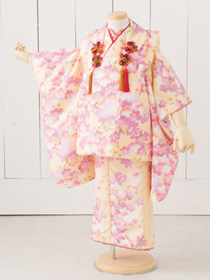 七五三衣装 三歳女児 被布タイプ/ No320