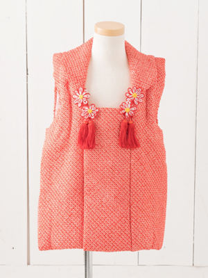 七五三衣装 三歳女児 被布タイプ/ No34