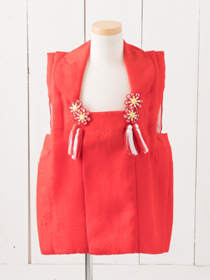 七五三衣装 三歳女児 被布タイプ/ No39