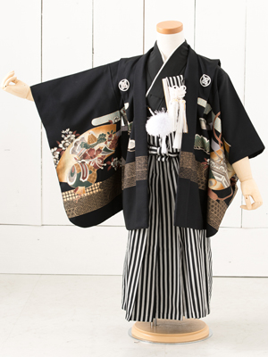 七五三衣装三歳と五歳男児 袴/ No132