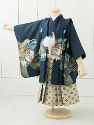 七五三衣装三歳と五歳男児 袴/ No208