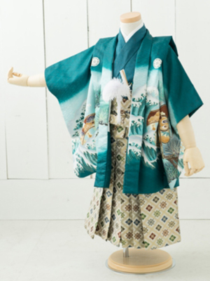 七五三衣装三歳と五歳男児 袴/ No210