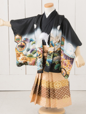 七五三衣装三歳と五歳男児 袴/ No248