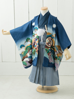 七五三衣装三歳と五歳男児 袴/ No245