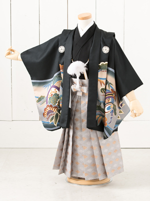 七五三衣装三歳と五歳男児 袴/ No209