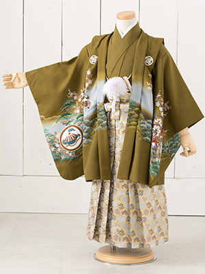 七五三衣装三歳と五歳男児 袴/ No164