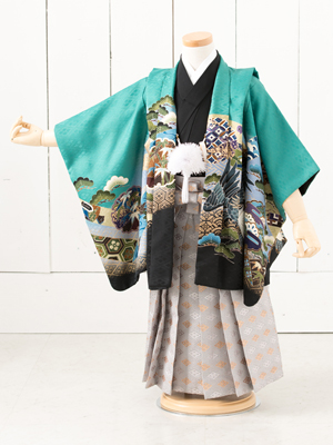 七五三衣装三歳と五歳男児 袴/ No225