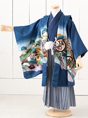 七五三衣装三歳と五歳男児 袴/ No234