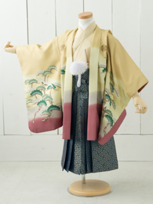 七五三衣装三歳と五歳男児 袴/ No175