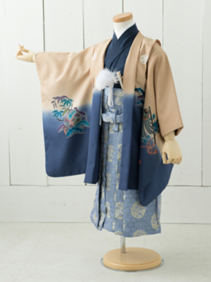 七五三衣装三歳と五歳男児 袴/ No182