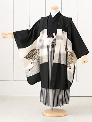 七五三衣装三歳と五歳男児 袴/ No101