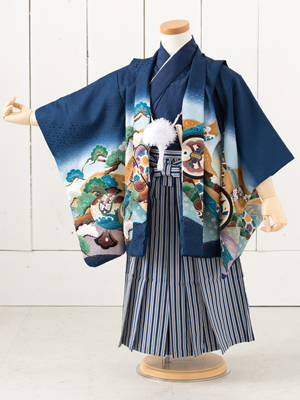 七五三衣装三歳と五歳男児 袴/ No226