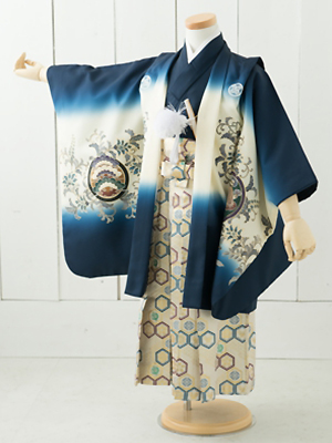 七五三衣装三歳と五歳男児 袴/ No171