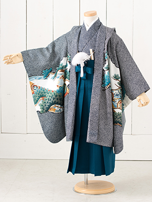 七五三衣装三歳と五歳男児 袴/ No224