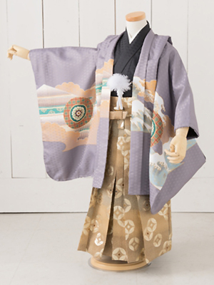 七五三衣装三歳と五歳男児 袴/ No267