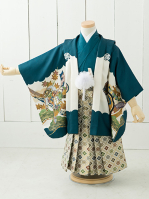 七五三衣装三歳と五歳男児 袴/ No166