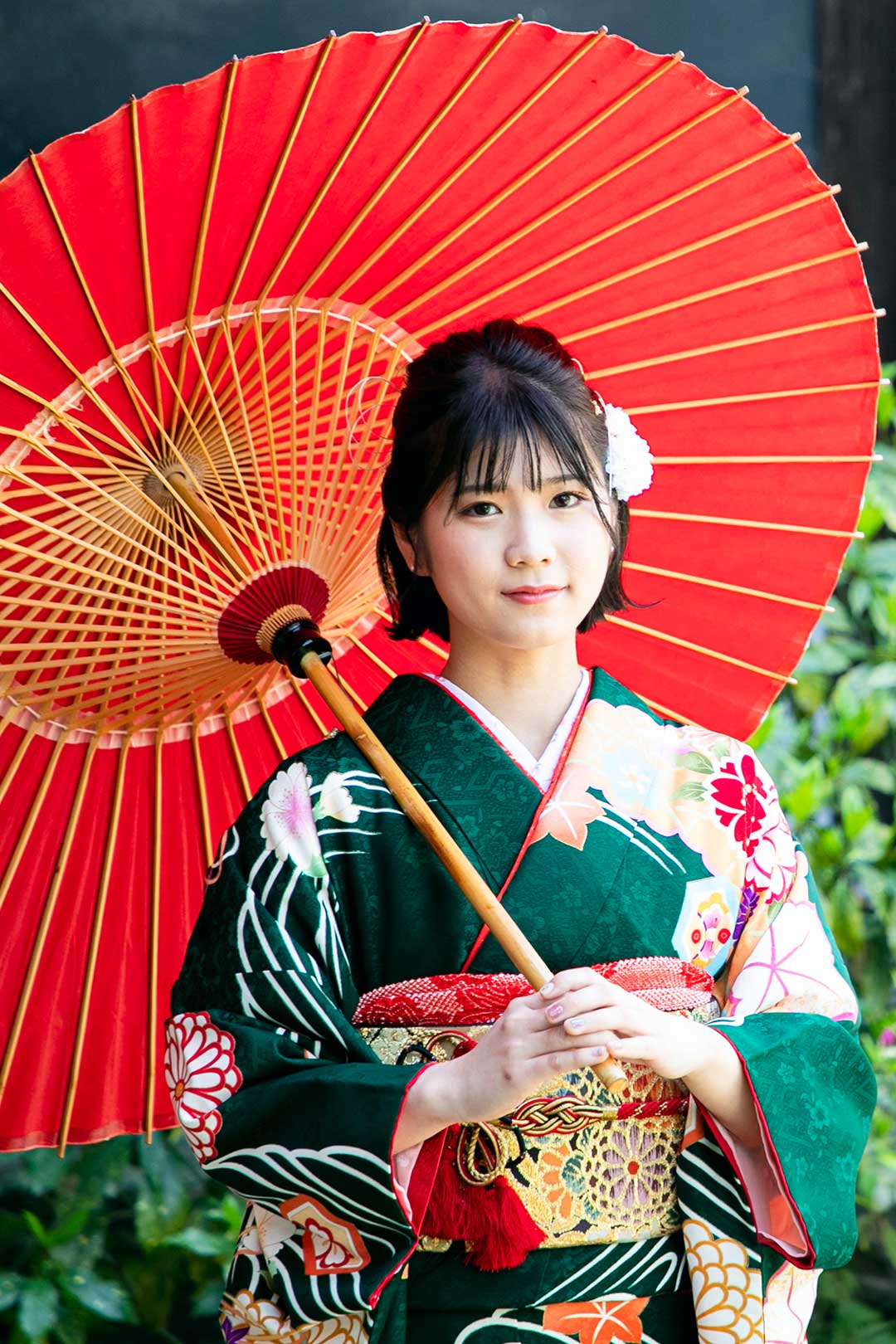 成人式振袖袴フォトプラン撮影写真